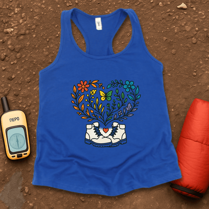 Pride Floral Women's Racerback Tank Top