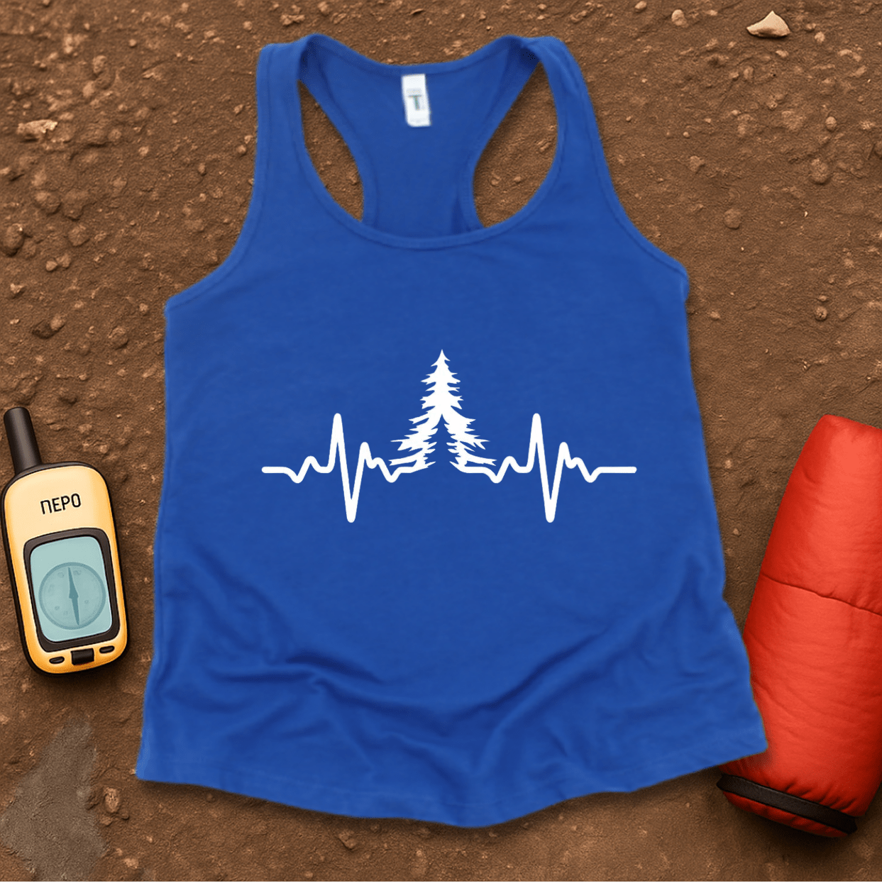 Tree Pulse Women's Racerback Tank Top