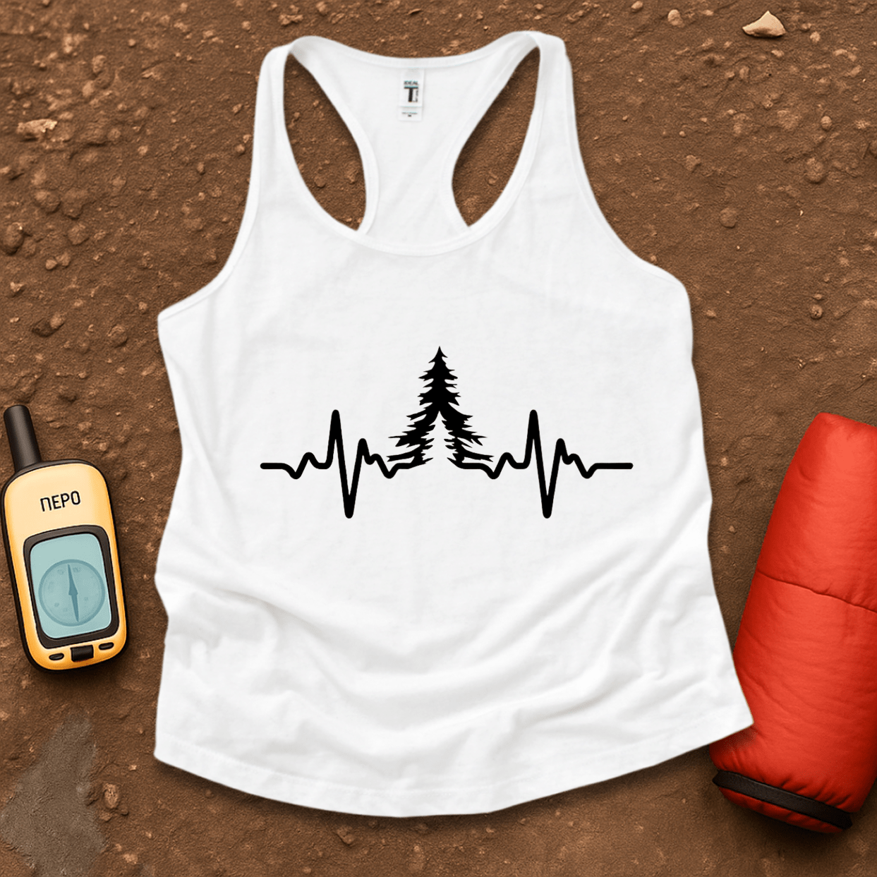 Tree Pulse Women's Racerback Tank Top