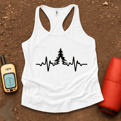 Tree Pulse Women's Racerback Tank Top