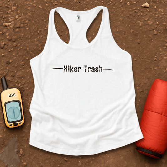 Hiker Trash Txt Women's Racerback Tank Top