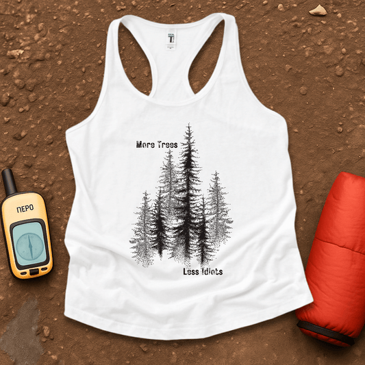 More Trees Women's Racerback Tank Top