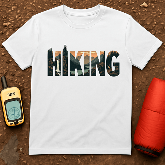 Hiking Typography 2 T-Shirt