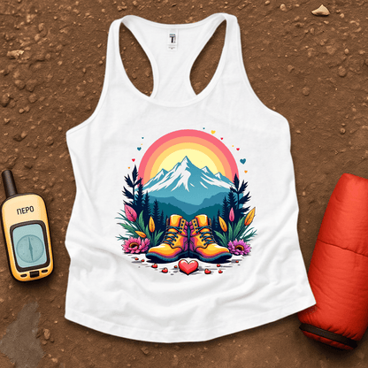 Mountain Love Women's Racerback Tank Top