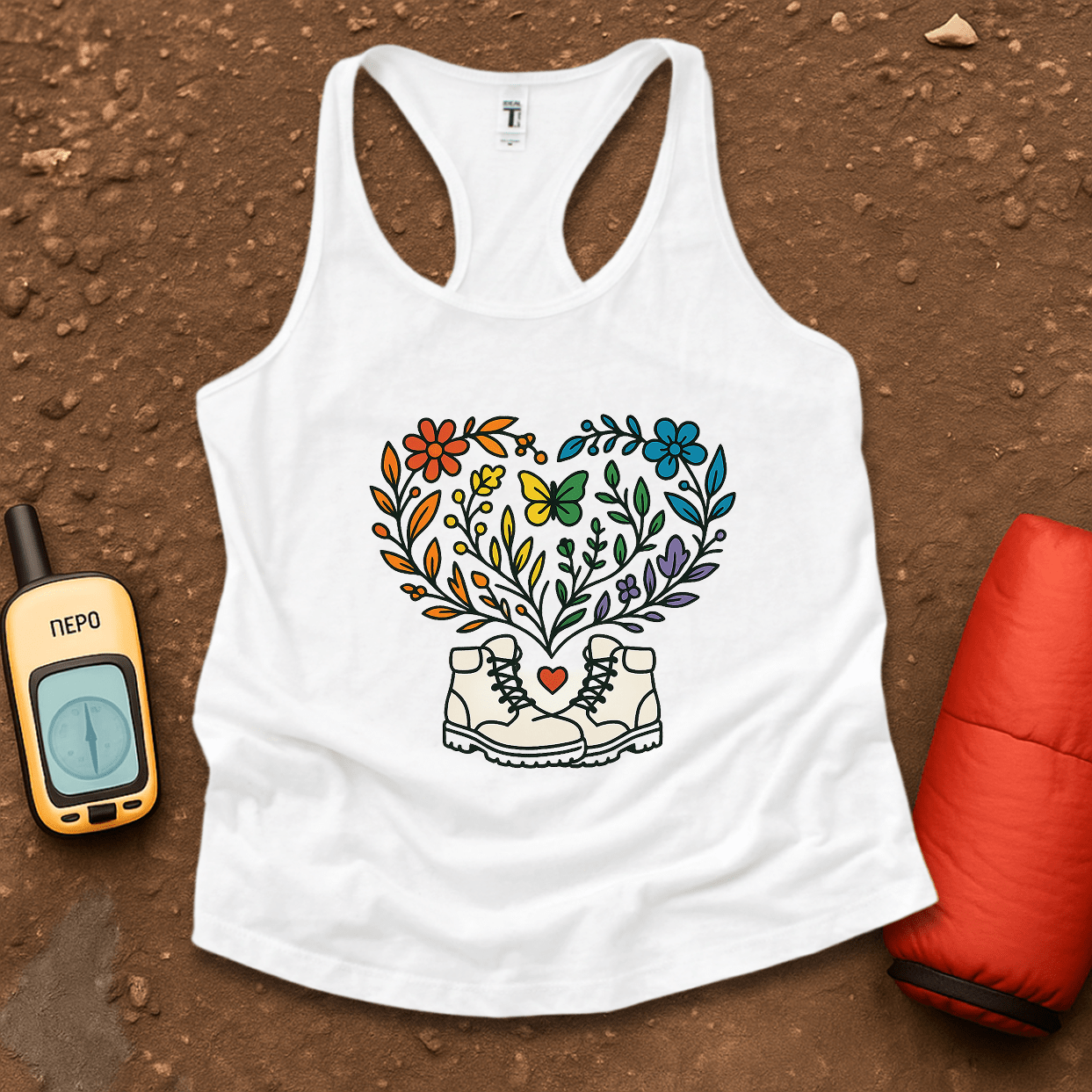 Pride Floral Women's Racerback Tank Top