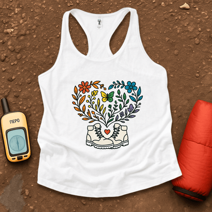 Pride Floral Women's Racerback Tank Top