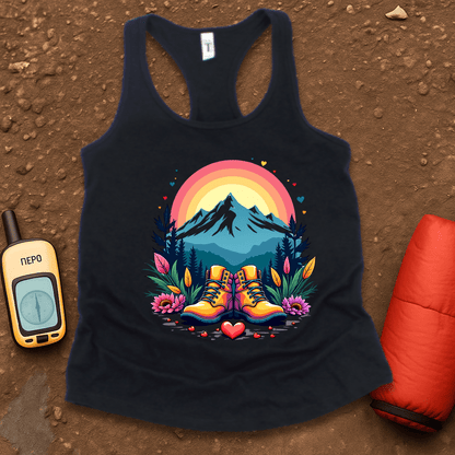 Mountain Love Women's Racerback Tank Top