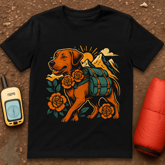 Dog and Roses T-Shirt