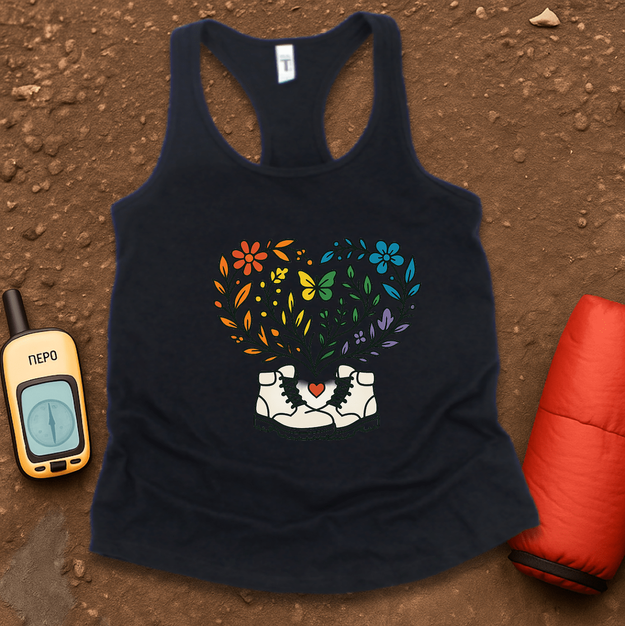 Pride Floral Women's Racerback Tank Top