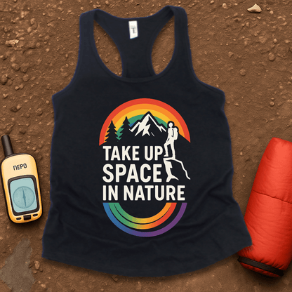 Take Up Space Women's Racerback Tank Top