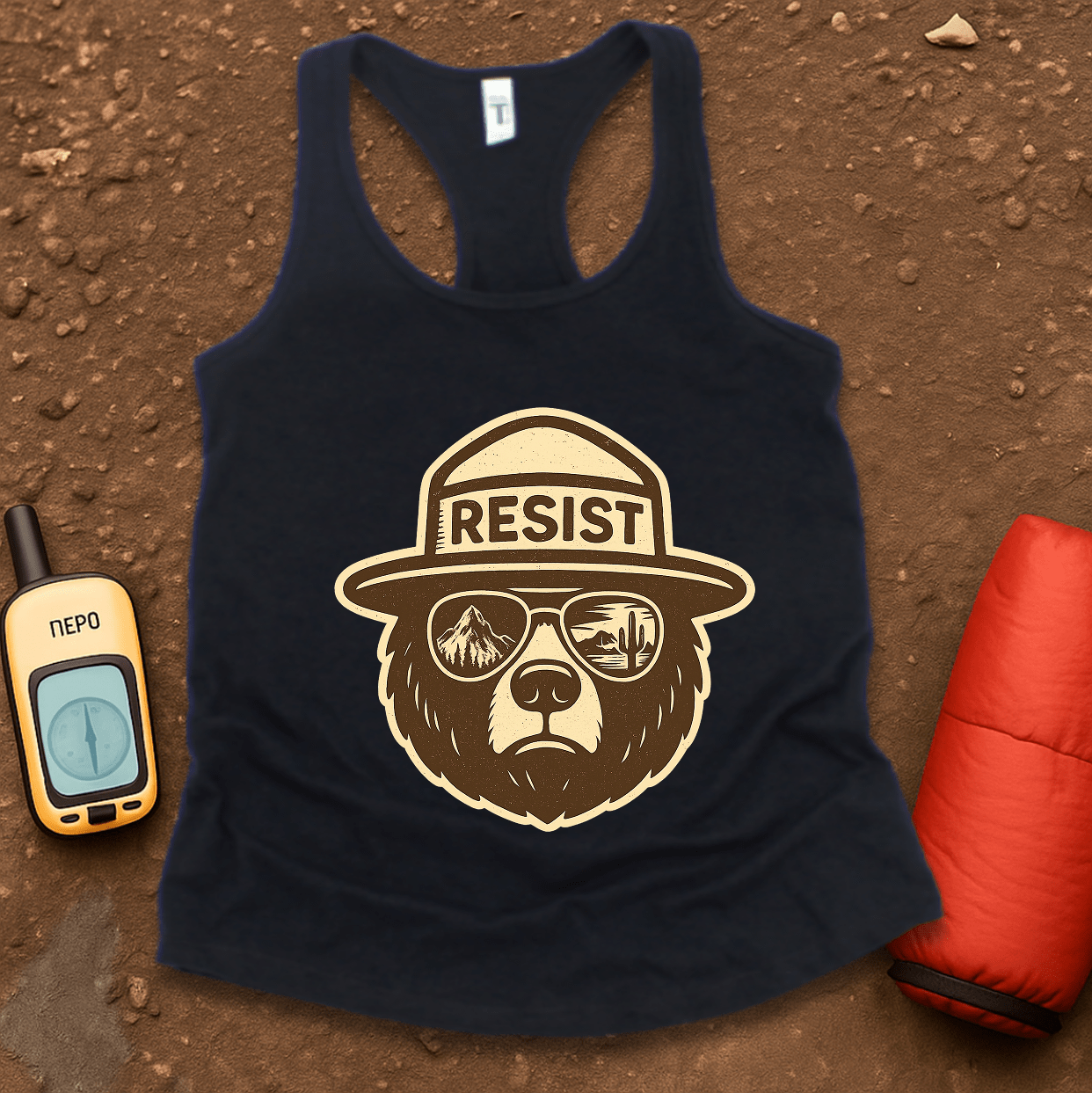 Resist Women's Racerback Tank Top