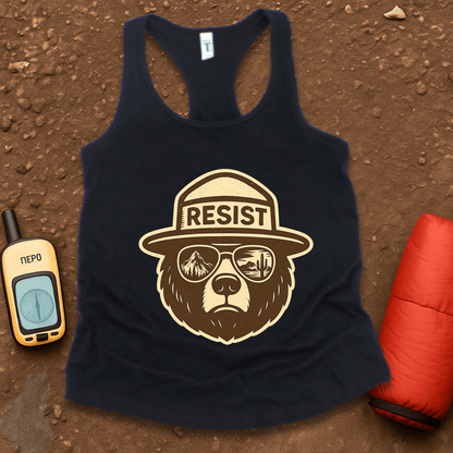 Resist Women's Racerback Tank Top