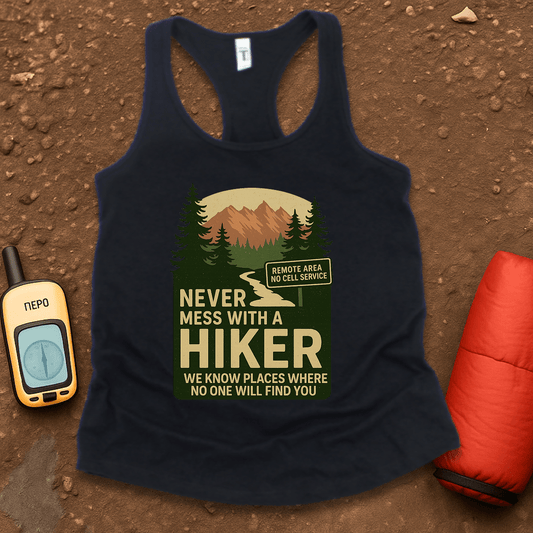 No One Will Find You Women's Racerback Tank Top