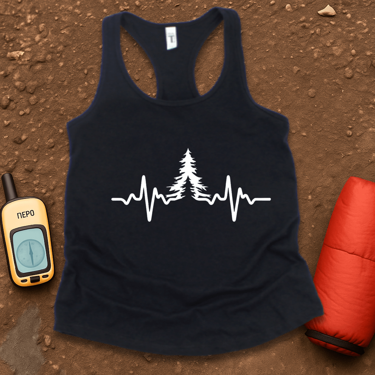 Tree Pulse Women's Racerback Tank Top