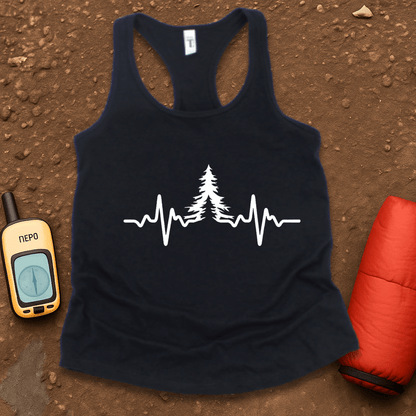 Tree Pulse Women's Racerback Tank Top