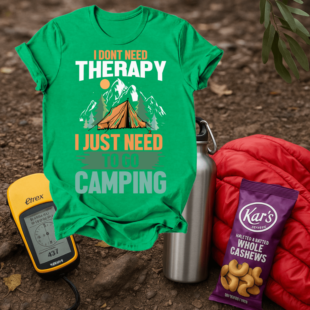 Camping Therapy T shirt