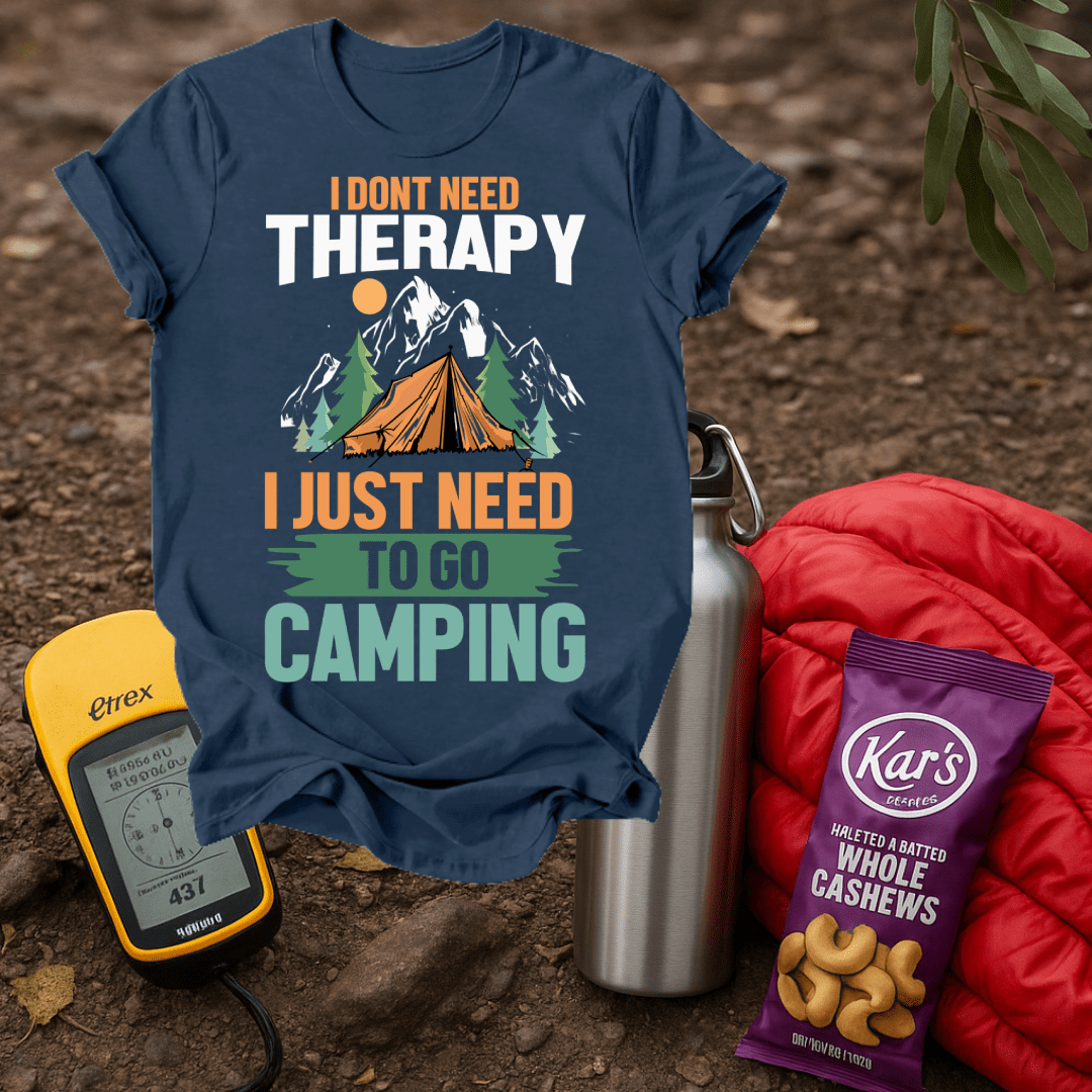 Camping Therapy T shirt