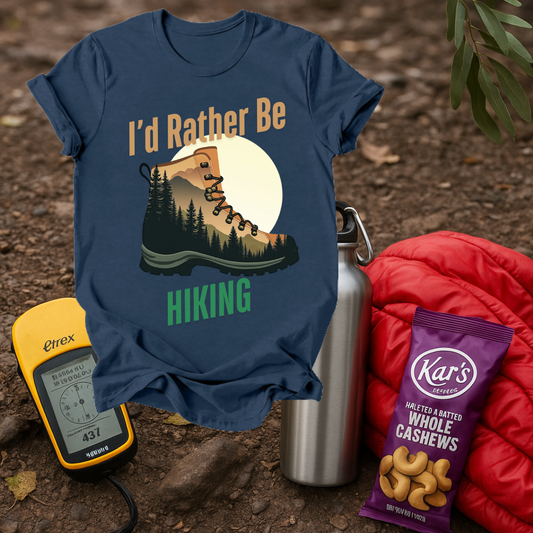 Rather Be Hiking T shirt