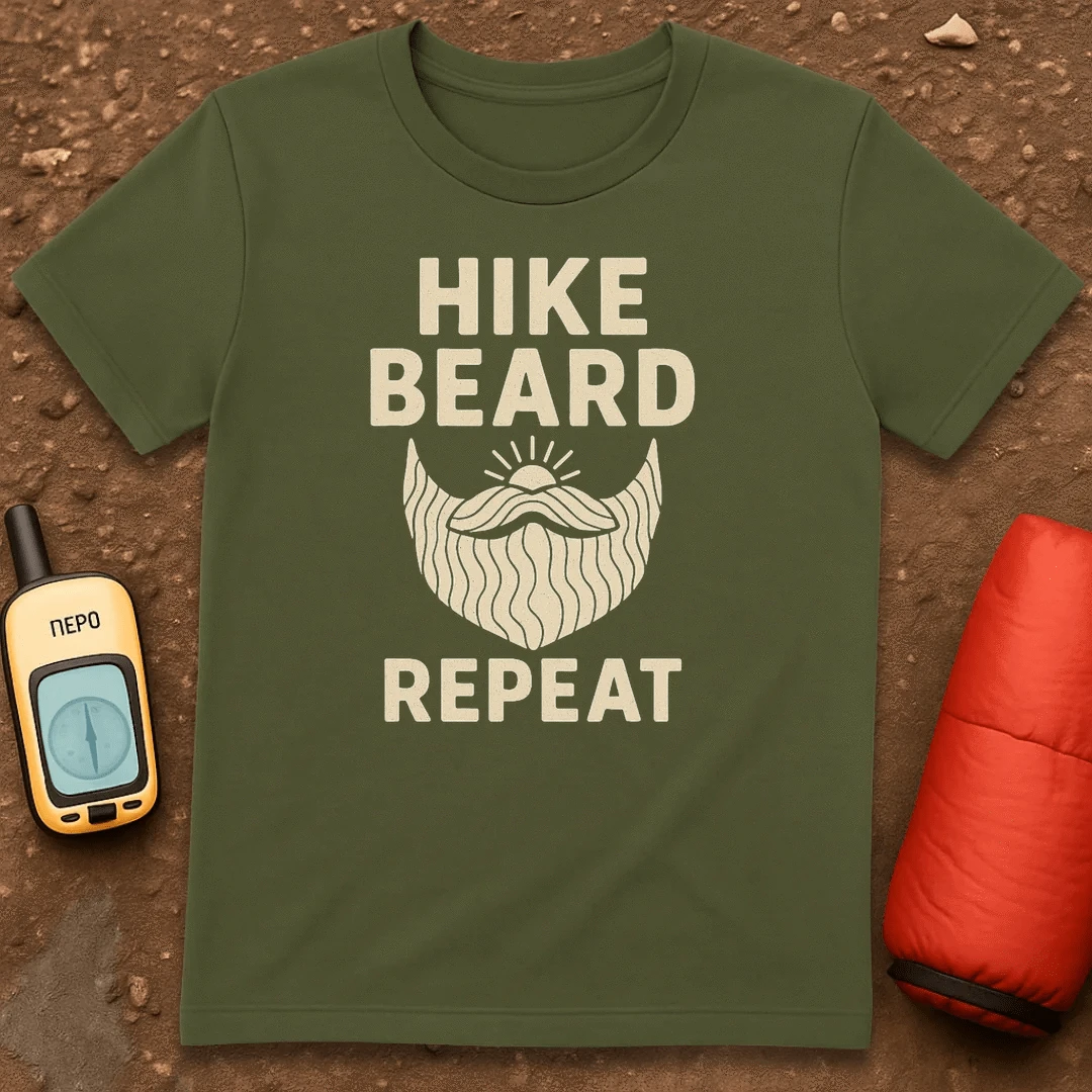 Hike Beard Repeat T-Shirt