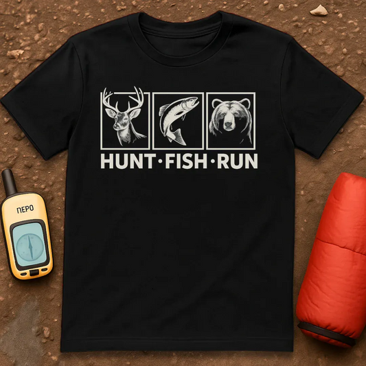 Hunt Fish Run T-Shirt