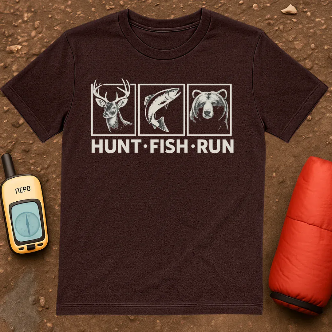 Hunt Fish Run T-Shirt