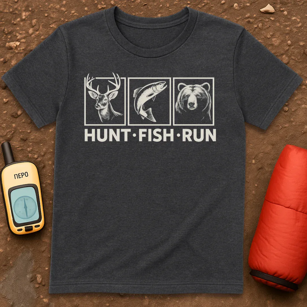 Hunt Fish Run T-Shirt