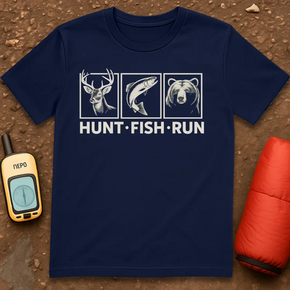 Hunt Fish Run T-Shirt
