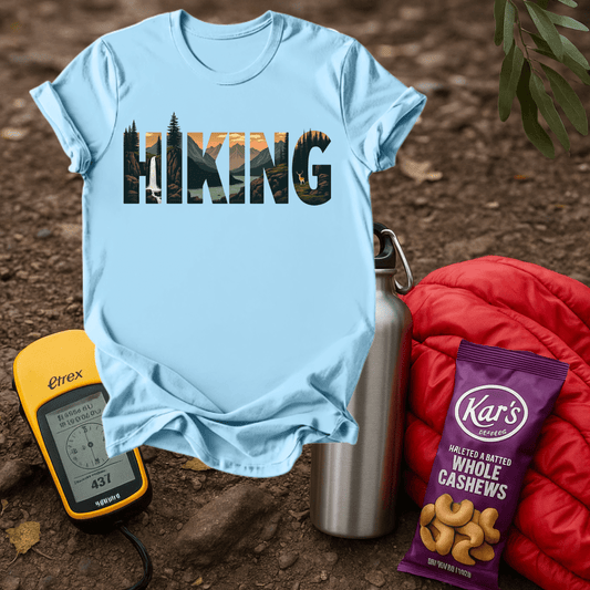 Hiking Typography 2 T shirt