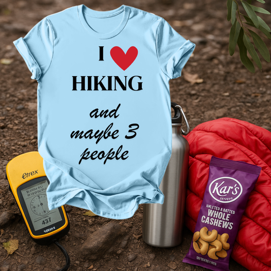 I heart hiking T shirt
