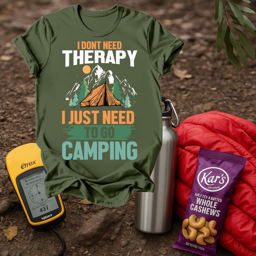 Camping Therapy T shirt