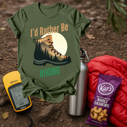 Rather Be Hiking T shirt