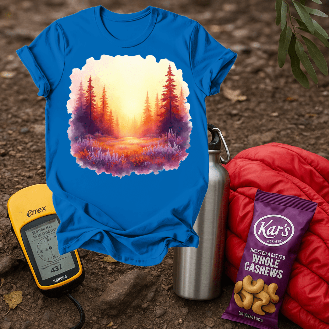 Forest Paint Purple T shirt