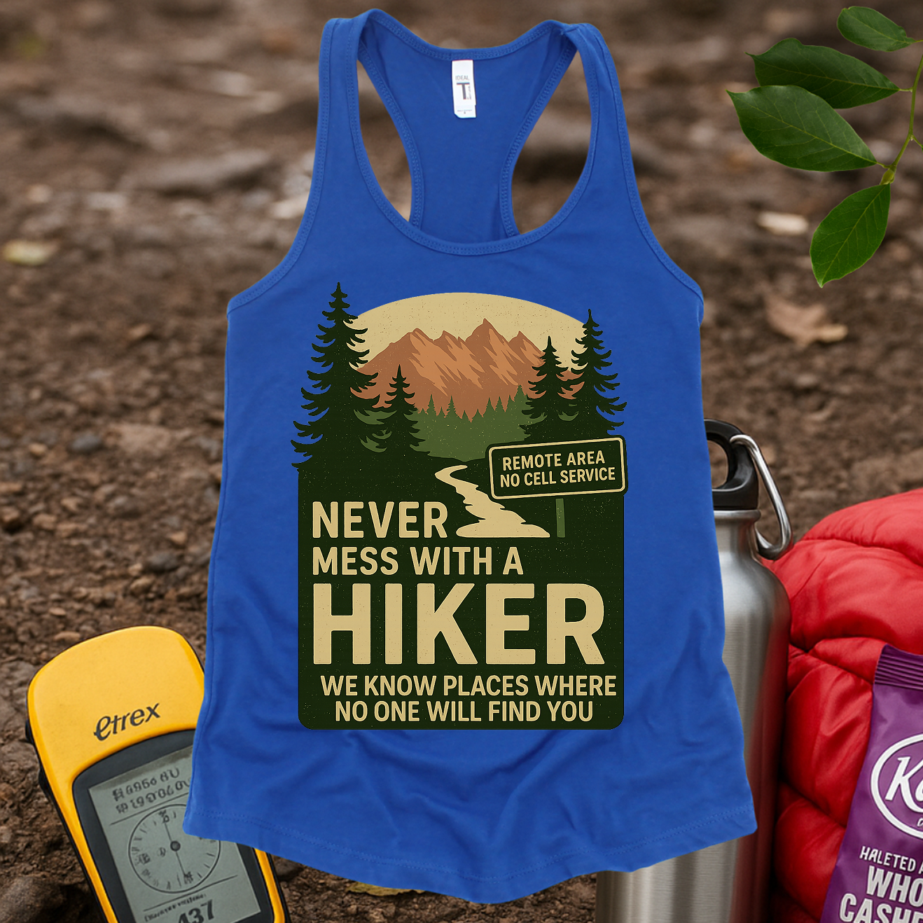 No One Will Find You Women's Racerback Tank Top