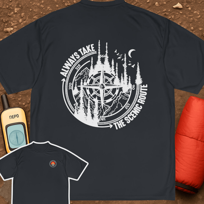 Scenic Back Design Performance Shirt