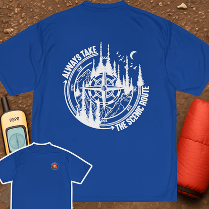 Scenic Back Design Performance Shirt