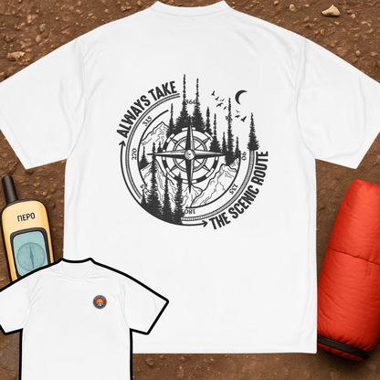Scenic Back Design Performance Shirt
