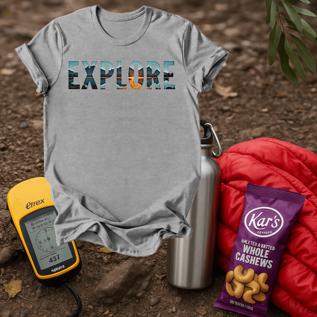 Explore Word Art T shirt