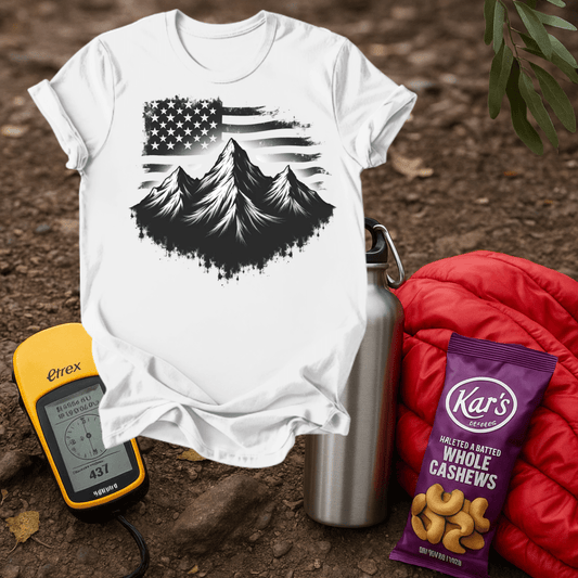 Flag BW T shirt