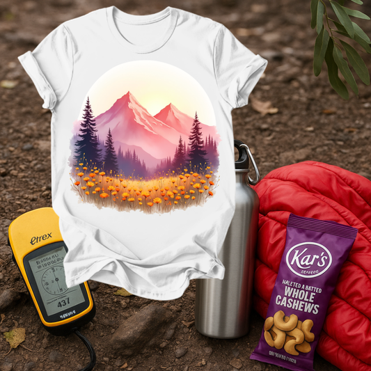 Mtn Paint Yellow T shirt