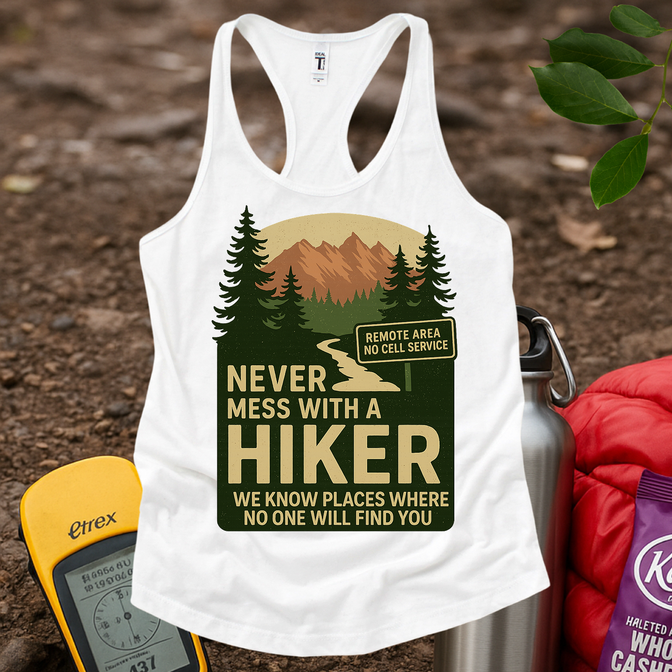 No One Will Find You Women's Racerback Tank Top