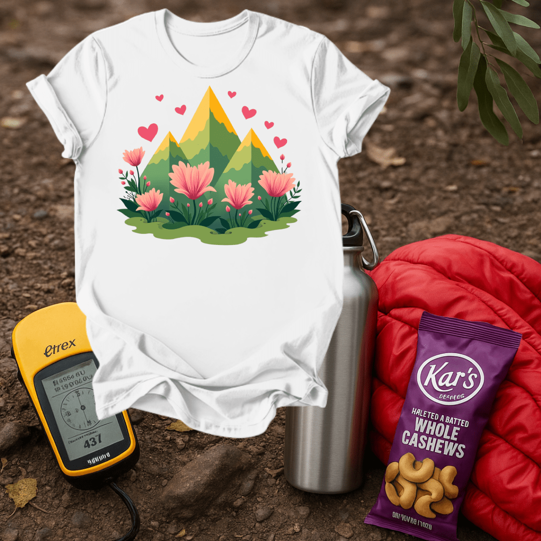 Color Mtn Hearts T shirt